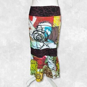 Y2K Subversive Multi Patterned Maxi Skirt/Sleeveless Dress Size XS/S